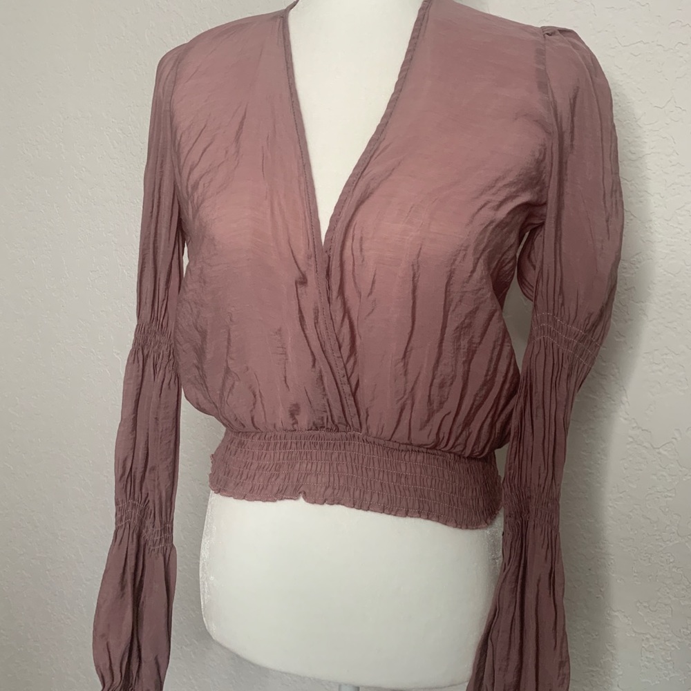 Missguided Open back long sleeve top